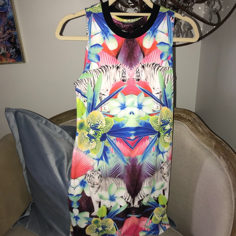 Tight colorful dress